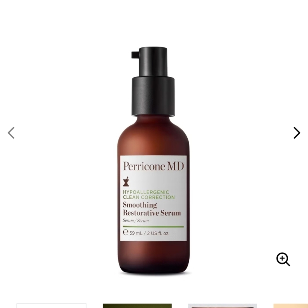 Perricone MD Hypoallergenic Clean Correction Smoothing Restorative Serum NIB NEW